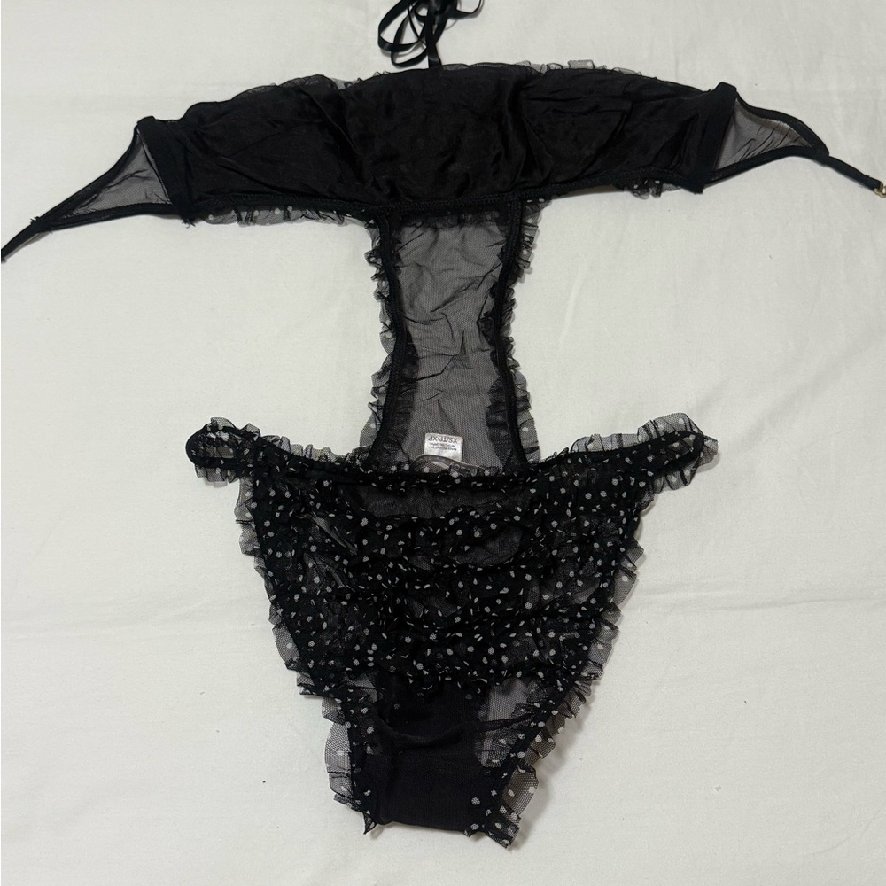 Victoria's Secret Black Lace Bodysuit - Picture 2 of 3